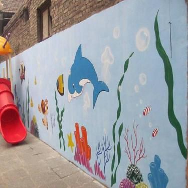 3D渲染图中的墙体彩绘 艺术与技术的完美融合